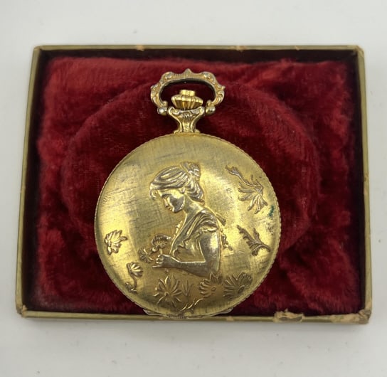 Vintage Swiss Made Gold Filled Taylor Pocket Watch (1 of 8)