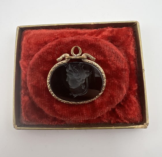 Antique 19th C Victorian Carnelian Intaglio (1 of 7)