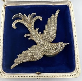 Rare Sterling Art Deco Brooch by Goldstein Poland