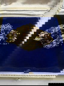 Miriam Haskell Vintage Costume Jewelry Brooch