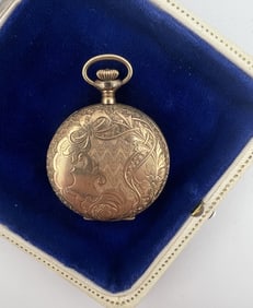 Antique Gold Filled Ideal USA Pocket Watch