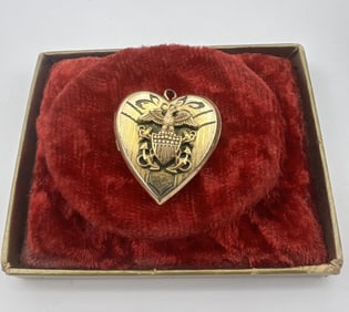 Vintage WWII Gold Filled Sweetheart Locket
