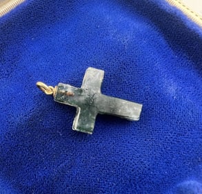 Antique Dendritic Agate / Specimen Agate Cross