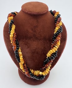 Vintage Amber Necklace Including Butterscotch