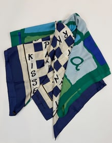 Two Vintage Silk Scarves by Paloma Picasso