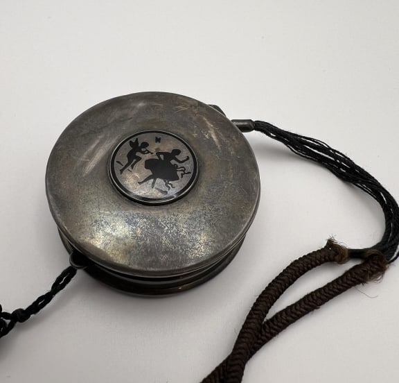 Antique Art Deco Sterling & Enamel Compact (1 of 7)