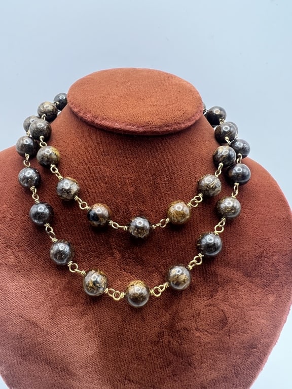 Chan Luu Gold Over Sterling Beaded Necklace Strand (1 of 6)