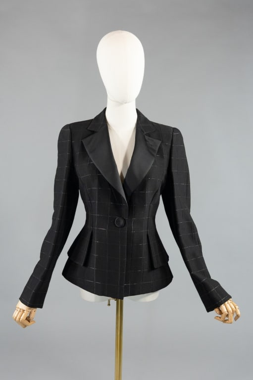 Vintage 1990s Armani Collezioni Checkered Blazer (1 of 6)