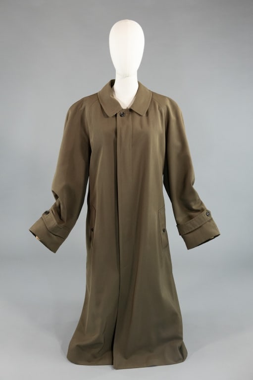 Burberry London Brown Plaid Lined Trench Coat (1 of 11)