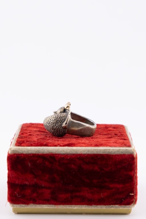 James Yesberger Cat & Mouse Sterling & 14kt Gold - 2