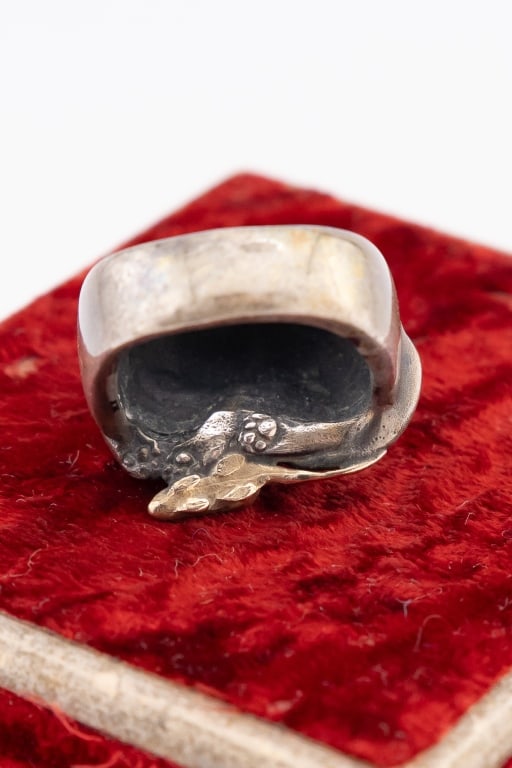 James Yesberger Cat & Mouse Sterling & 14kt Gold - 6