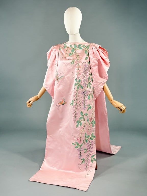 Vintage Lee Menichetti Hand Painted Tabard Caftan (1 of 11)