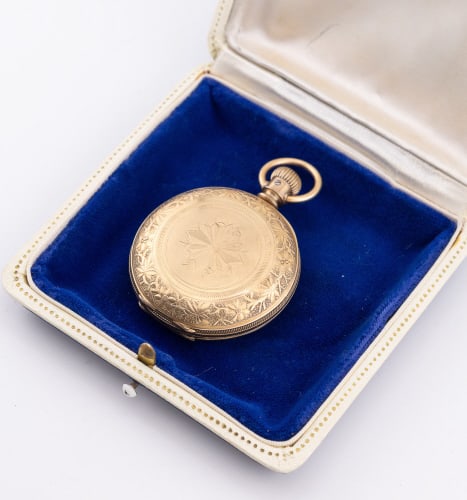 Antique 19th C Gold Filled Elgin Pocket Watch (1 of 14)