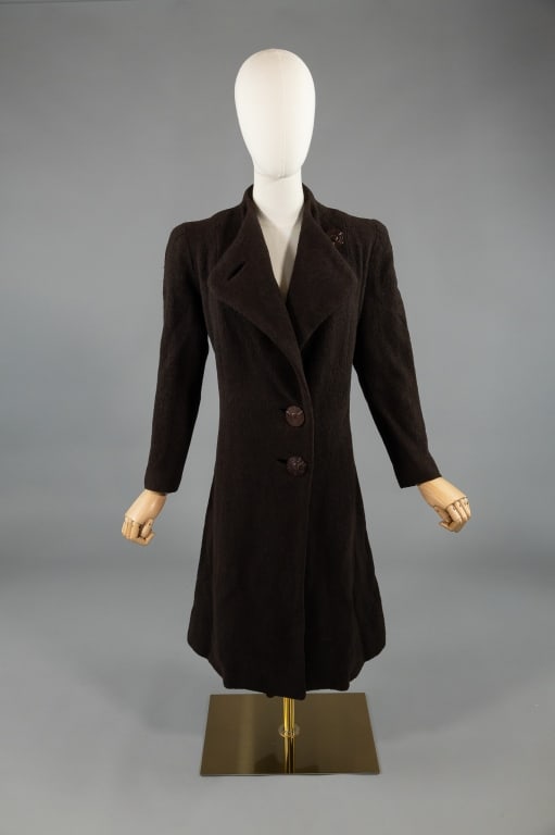 Vintage 1930s Boucle Wool Art Deco Jacket Coat (1 of 7)