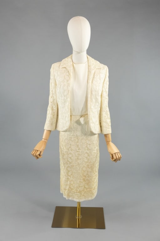 Vintage 1950s Sakowitz Dress & Jacket Set (1 of 17)