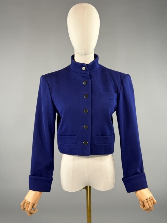 Vintage 1990s Jean Louis Scherrer Crop Jacket (1 of 7)