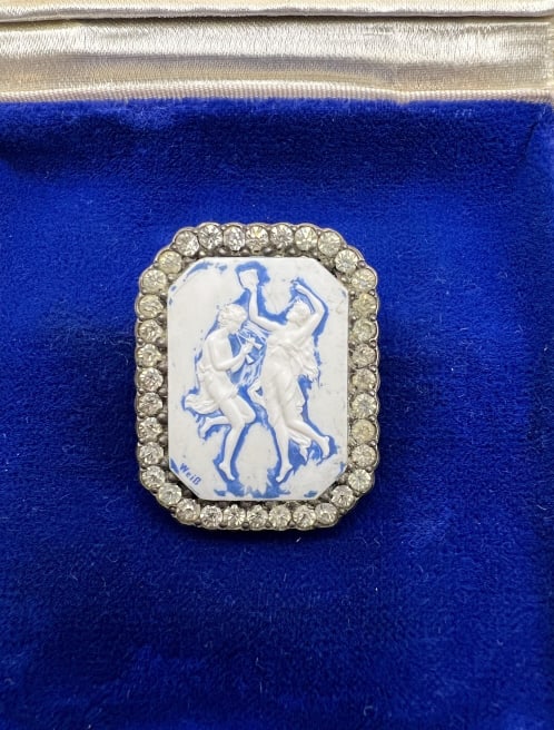 Antique Georgian Style Neo Classical Paste Brooch (1 of 7)