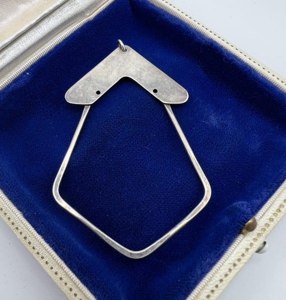 Vintage Sterling Silver Charm Collection Holder: Vintage Sterling Silver Charm Collection HolderStamped sterling on the back and hallmarked on the back GLC. Measures 2.75 inches in length.