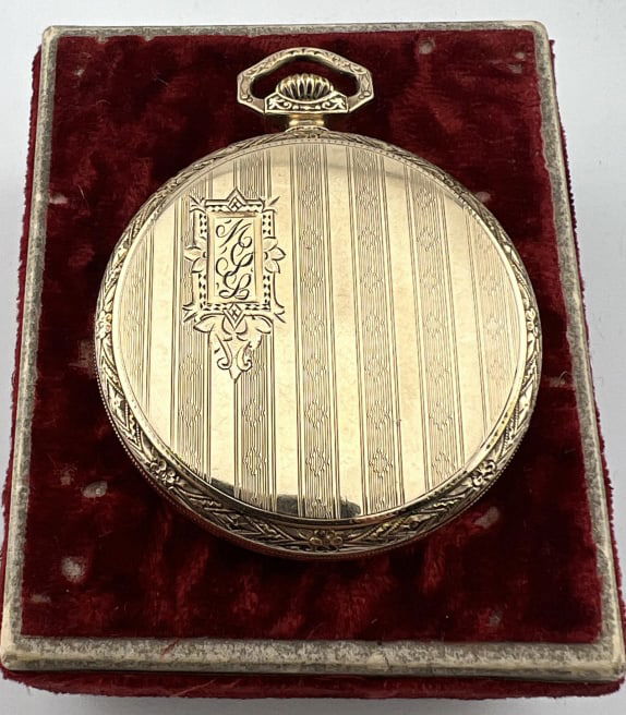 Antique Gold Filled Elgin Pocket Watch Pendant (1 of 9)