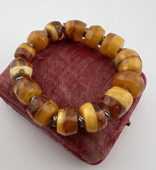Baltic, Butterscotch & Egg Yolk Amber Bracelet (1 of 5)