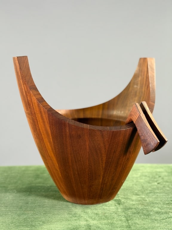 Vintage 1960s Dansk Mutenye Wood Viking Bowl Tongs (1 of 11)