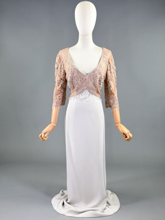 Vintage 1980s Escada Couture Beaded Evening Gown (1 of 11)