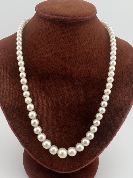 Estate 14kt Gold & Cultured Pearl Necklace Strand (1 of 7)