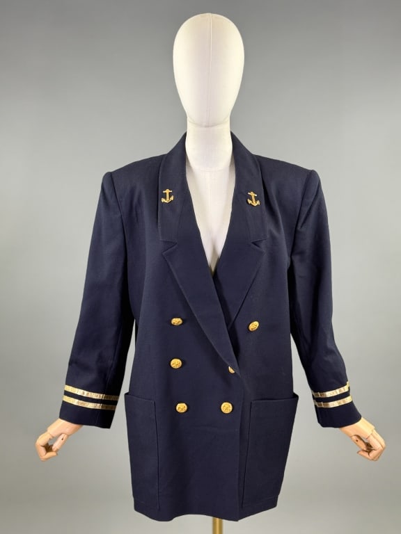 Vintage 1990s Giorgio Sant'Angelo Nautical Blazer (1 of 8)
