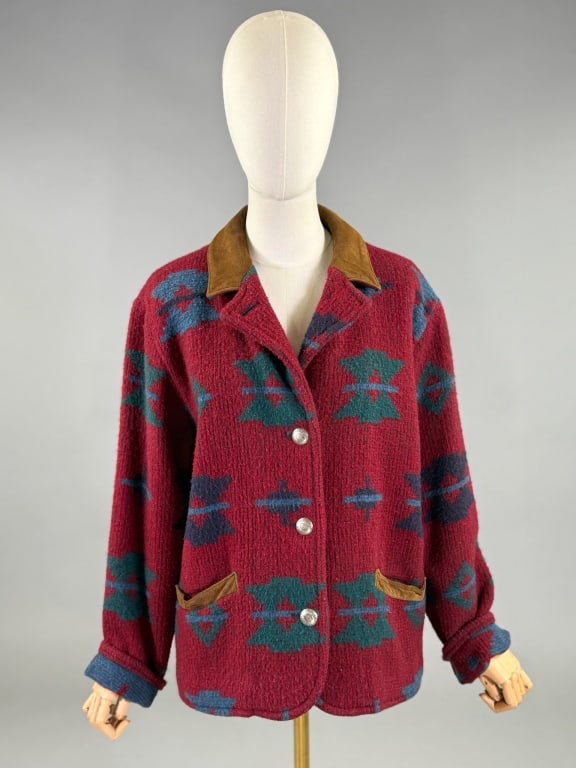 Vintage 1990s Woolrich Camp Blanket Coat Jacket (1 of 9)