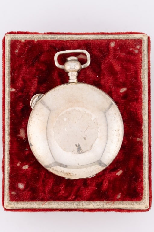 Antique Estate 800 Silver Locket Necklace Pendant (1 of 5)