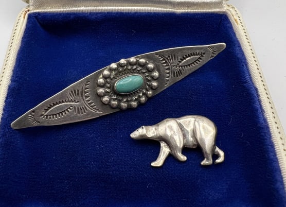 Vintage Native American Sterling Silver Jewelry (1 of 8)