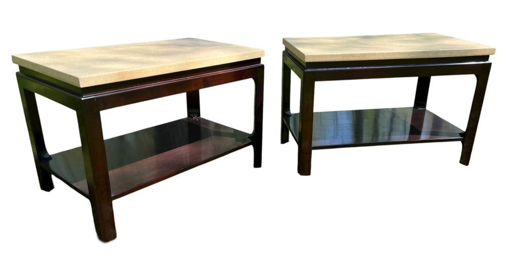 Pair Paul Frankl Designer Mid Century End Tables (1 of 9)