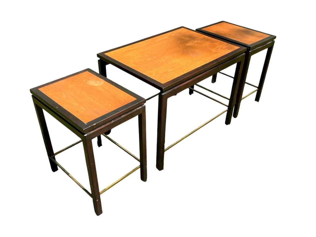 Mid Century Dunbar Set of Nesting Tables End Table (1 of 7)