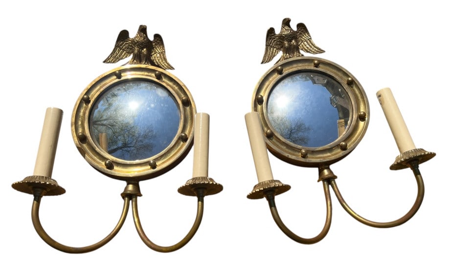 Antique American Federal Style Eagle Wall Sconce (1 of 8)
