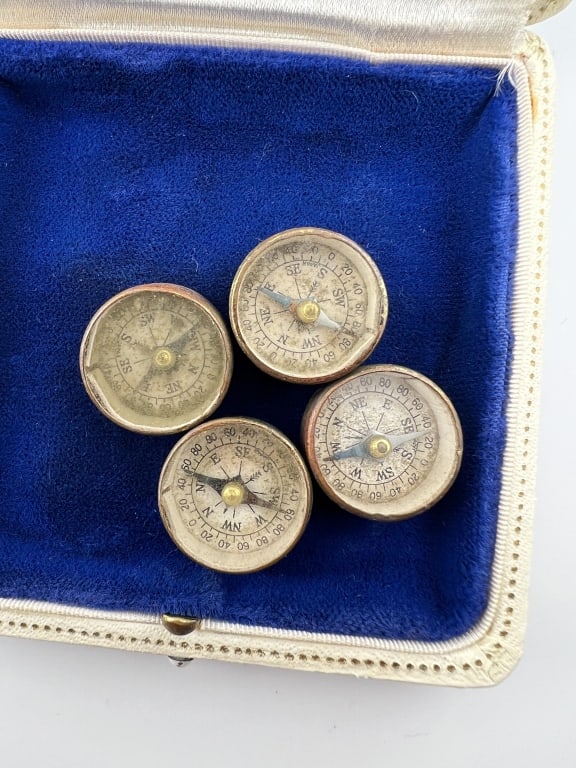 Collection Antique Miniature Compass for Jewelry (1 of 6)