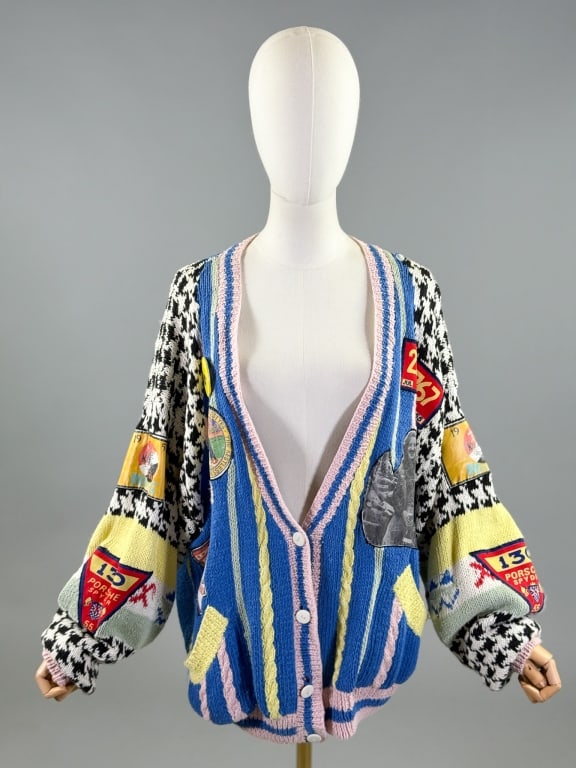 Vintage 1980s NO! CA of 56 Cardigan Sweater (1 of 12)
