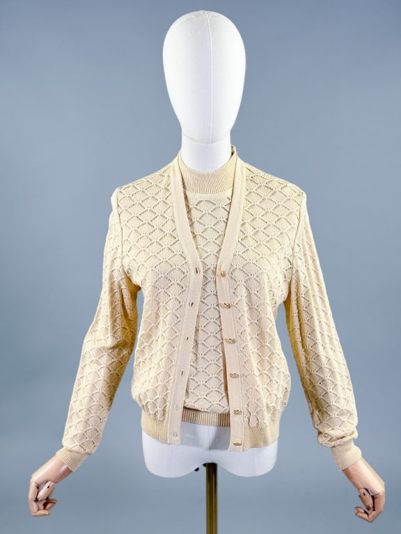 Vintage St. John Collection Knit Sweater & Top Set (1 of 8)