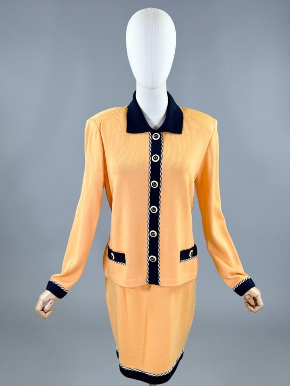 Vintage St. John Collection Knit Sweater Skirt Set (1 of 8)