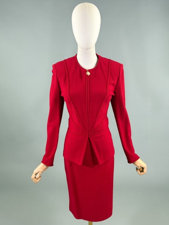 Vintage St. John Collection Knit Sweater Skirt Set (1 of 10)