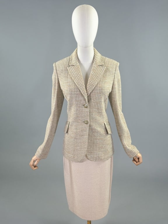 Vintage St. John Collection Knit Sweater Skirt Set (1 of 9)