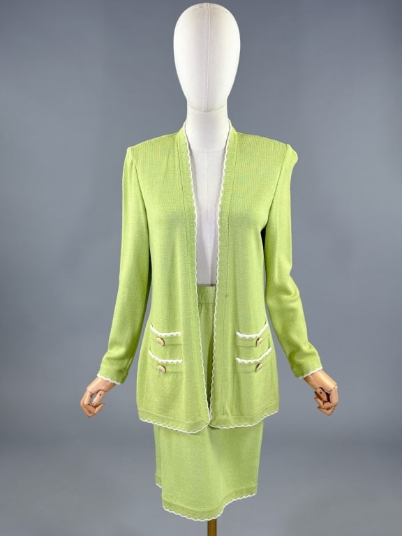 Vintage St. John Collection Knit Sweater Skirt Set (1 of 9)