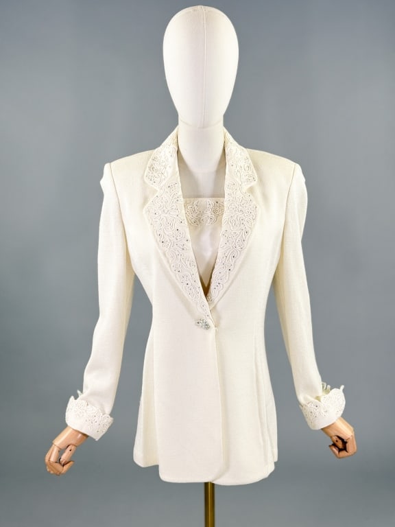 Vintage St. John Evening Knit Sweater Jacket (1 of 10)