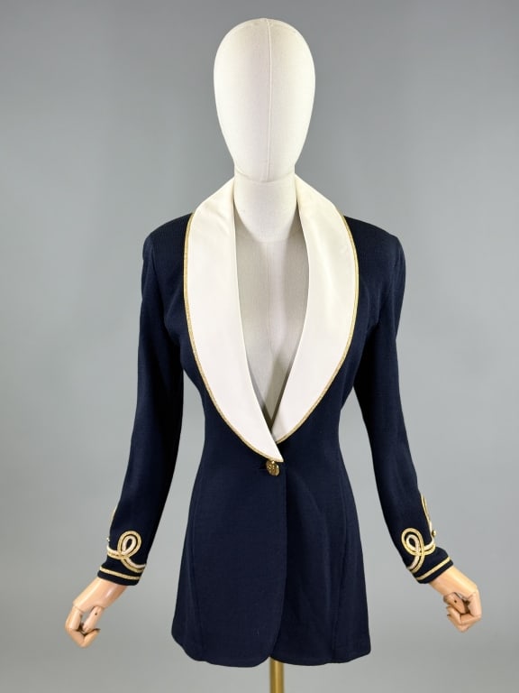 Vintage St. John Knit Sweater Blazer Jacket (1 of 9)