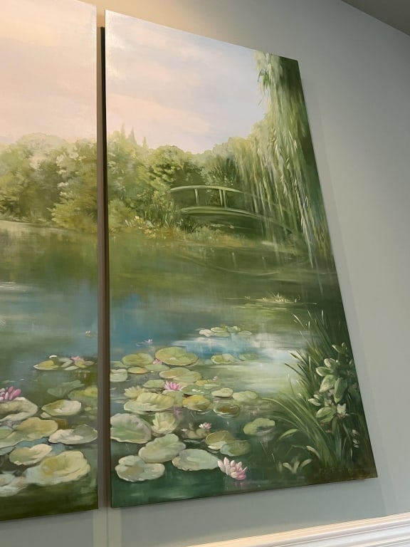 Custom Made Three Panel Impressionist Paintings - 5
