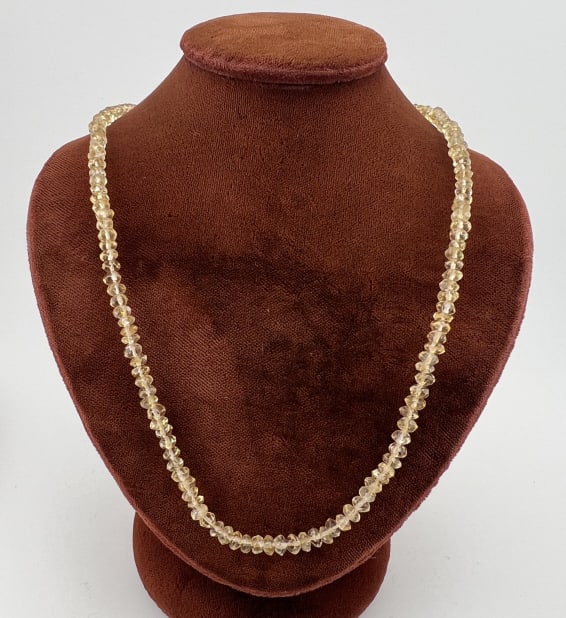 Estate 14K Gold & Citrine Necklace Strand (1 of 6)