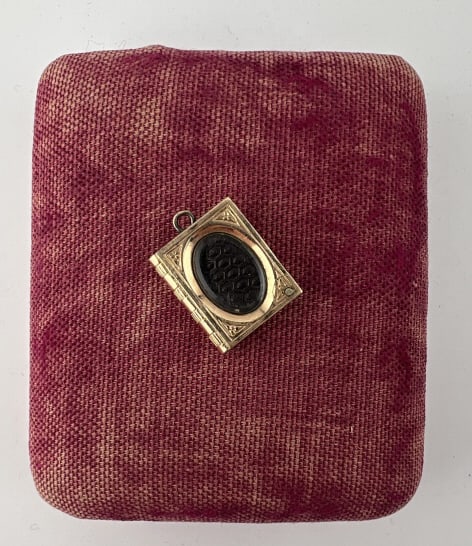 Antique 19th Century Victorian Book Form Locket (1 of 3)