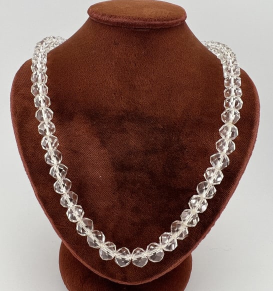 Antique Art Deco Flapper Era Crystal Bead Necklace (1 of 5)