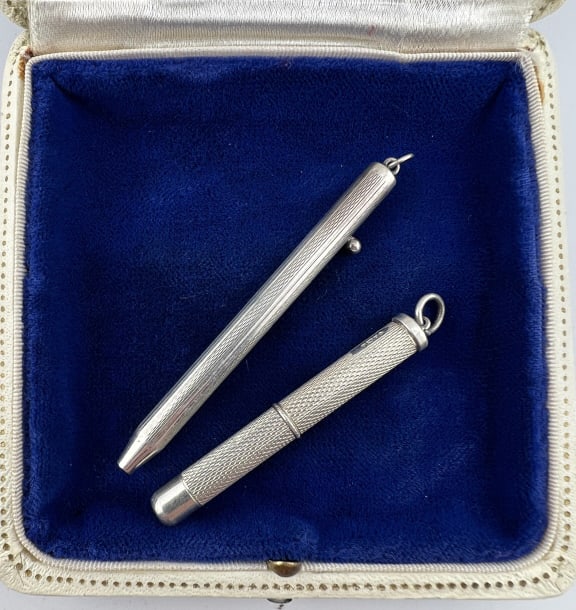 Antique Sterling Chatelaine Pen Knife Pendants (1 of 7)