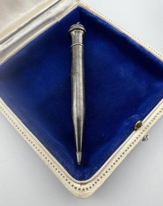Antique Sterling Silver Chatelaine Pendant Pen (1 of 7)