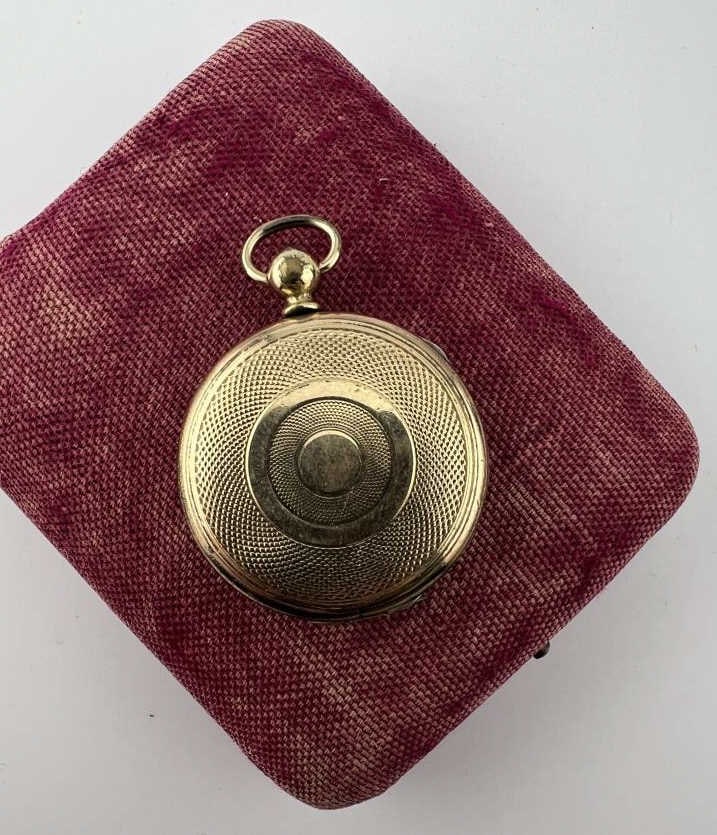 Antique Georgian Style Gold Filled Locket Pendant (1 of 5)